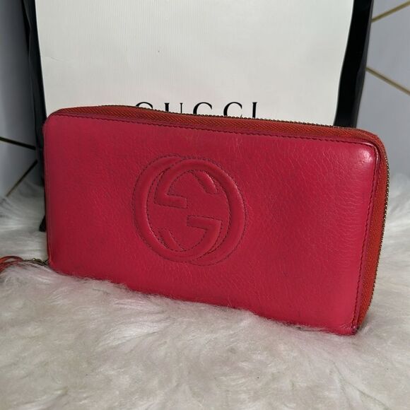 💯Authentic Gucci Soho Long Zipped Wallet 🍀 - Picture 15 of 16